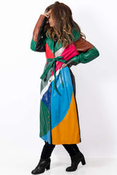 Women's leather coat Boryana
